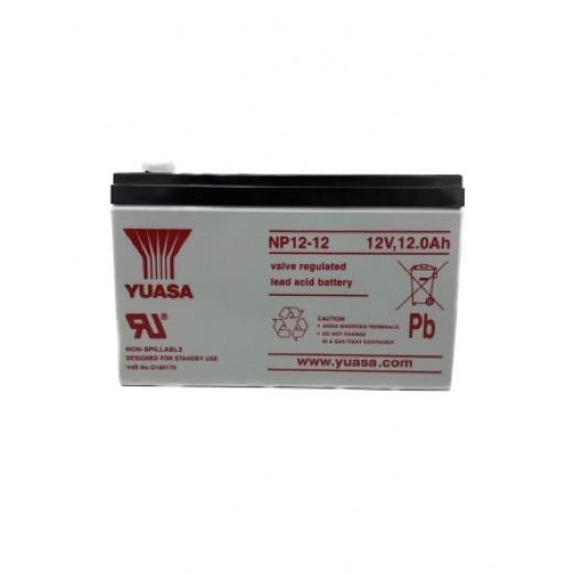 BATERIA SELADA 12V 12AH NP12-12 YUASA (NP1212)