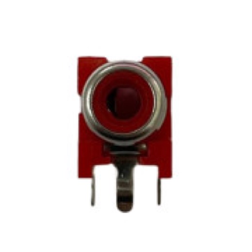 KIT COM 10 PEÇAS - CONECTOR JACK RCA FEMEA RCA VERMELHO AV-8,4-9B