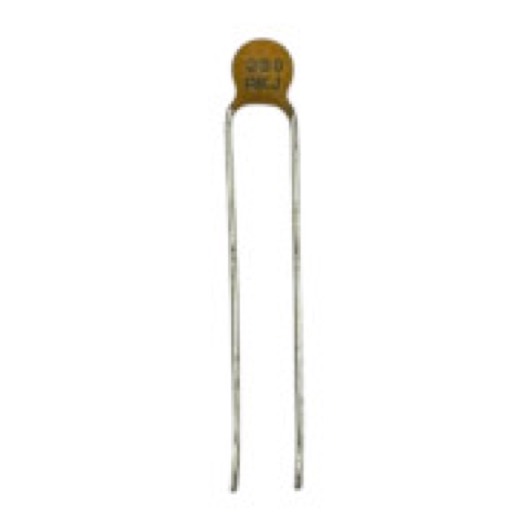 KIT COM 40 PEÇAS - CAPACITOR CERAMICO DISCO 33PF 100V 5% Ø5MM PASSO 5MM NPO 330 AKJ THOMSON
