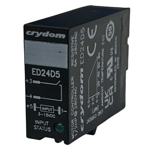 RELE DE ESTADO SOLIDO 5A 24V-280V ED24D5 CRYDOM