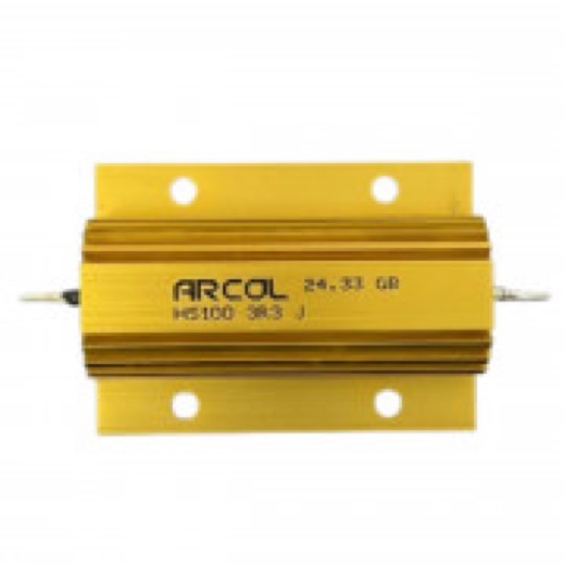 RESISTOR METALICO ALUMINIO 3R3 100W HS100 3R3 J | HS1003R3J ARCOL